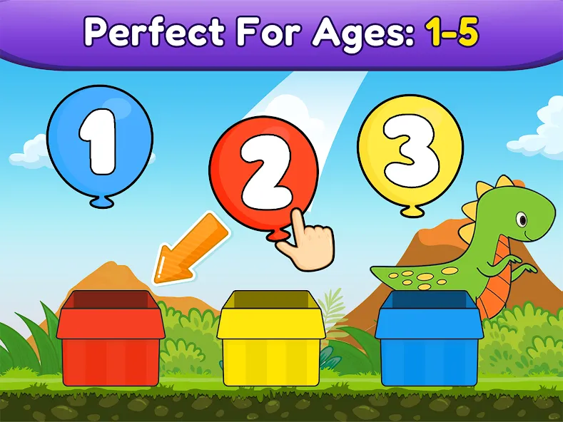 Balloon Pop Kids Learning Game  [МОД Много монет] Screenshot 4