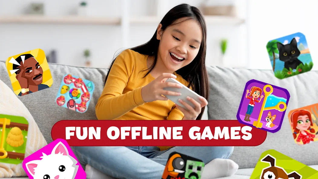 Offline Games: don't need wifi  [МОД Много монет] Screenshot 1