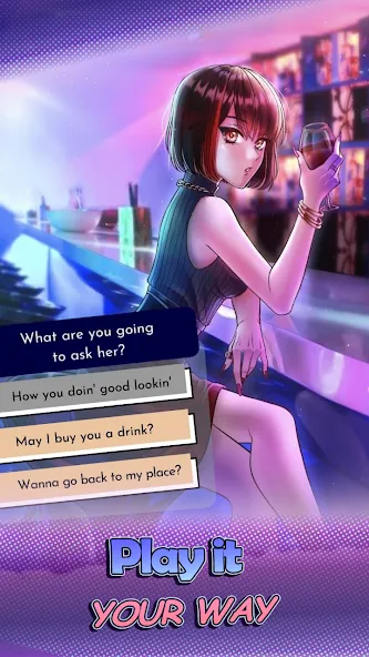 HaremKing - Waifu Dating Sim (ХаремКинг)  [МОД Бесконечные монеты] Screenshot 1