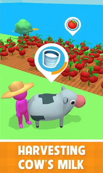 Family Farm Land 3D (Фарм Фэмили 3Д)  [МОД Menu] Screenshot 2