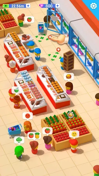 My Idle Supermarket Simulator (Мой Айдл Стор)  [МОД Бесконечные монеты] Screenshot 4