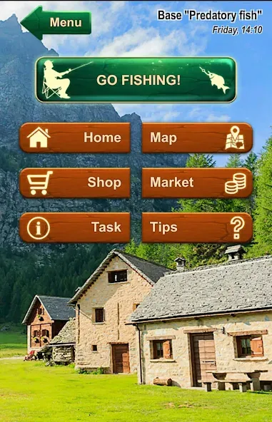 Fishing Baron - fishing game  [МОД Много денег] Screenshot 1