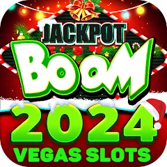 Взлом Jackpot Boom Casino Slot Games (Джекпот Бум Казино Игры на Слотмашинах)  [МОД Mega Pack] - последняя версия apk на Андроид