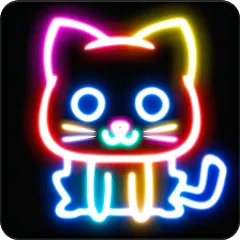 Скачать взломанную Drawing For Kids - Glow Draw  [МОД Бесконечные монеты] - последняя версия apk на Андроид