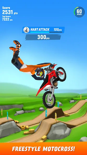 Max Air Motocross (Макс Эйр Мотокросс)  [МОД Unlimited Money] Screenshot 1