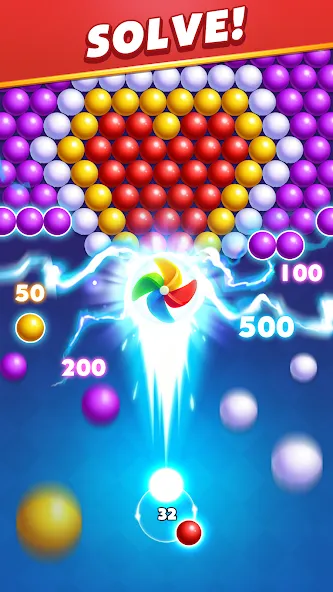 Bubble Shooter Royal Pop  [МОД Много денег] Screenshot 4