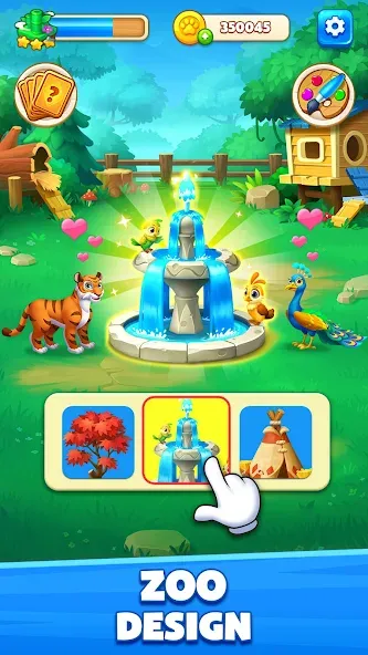 Solitaire Zoo  [МОД Бесконечные монеты] Screenshot 5