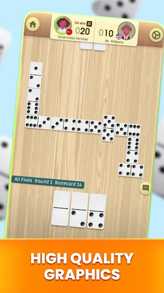 Dominoes: Classic Dominos Game  [МОД Бесконечные монеты] Screenshot 2