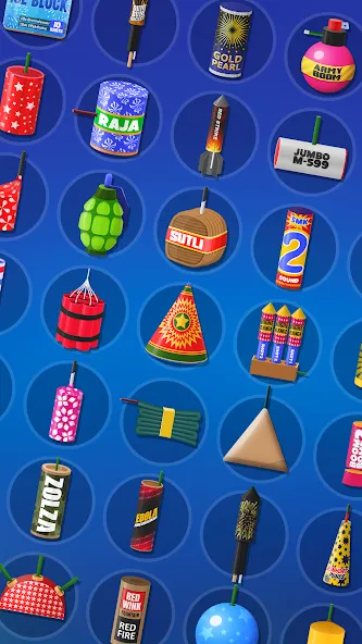 Diwali Firecrackers Simulator (Дивали Файркрекерс Симулятор)  [МОД Unlocked] Screenshot 2