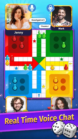 Ludo Game COPLE - Voice Chat  [МОД Menu] Screenshot 4