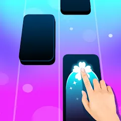 Взломанная Magic Music Tiles, Piano Tiles  [МОД Unlimited Money] - последняя версия apk на Андроид