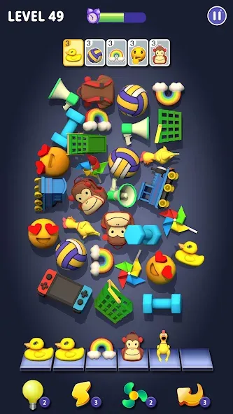 Matching Fun: Match Triple 3D (Матчинг Фан)  [МОД Бесконечные деньги] Screenshot 2