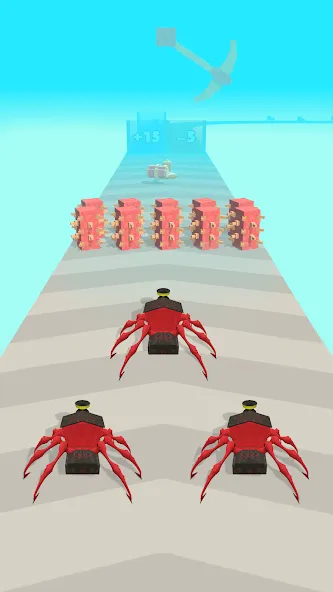 Merge Spider Train  [МОД Бесконечные монеты] Screenshot 1