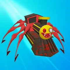 Взломанная Merge Spider Train  [МОД Бесконечные монеты] - стабильная версия apk на Андроид