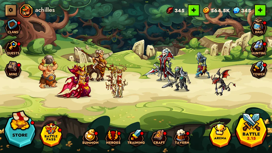 Legendlands - Legendary RPG (Легендлендс)  [МОД Menu] Screenshot 1