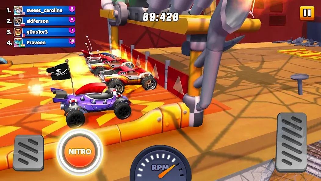 Nitro Jump - Car Racing (Нитро Джамп Рейсинг)  [МОД Бесконечные деньги] Screenshot 1