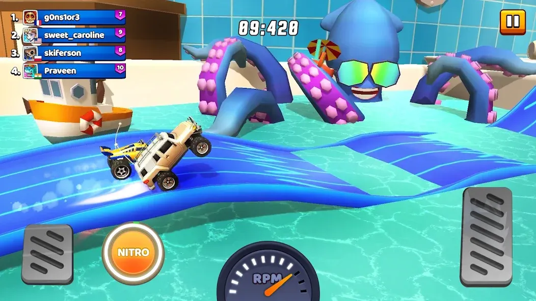 Nitro Jump - Car Racing (Нитро Джамп Рейсинг)  [МОД Бесконечные деньги] Screenshot 2