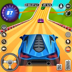 Скачать взломанную Nitro Jump - Car Racing (Нитро Джамп Рейсинг)  [МОД Бесконечные деньги] - последняя версия apk на Андроид