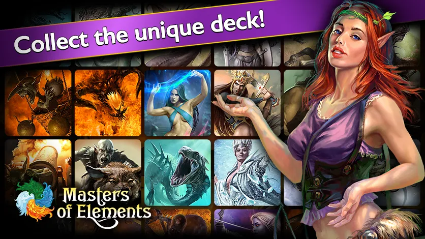 Masters of Elements－Online CCG  [МОД Mega Pack] Screenshot 2