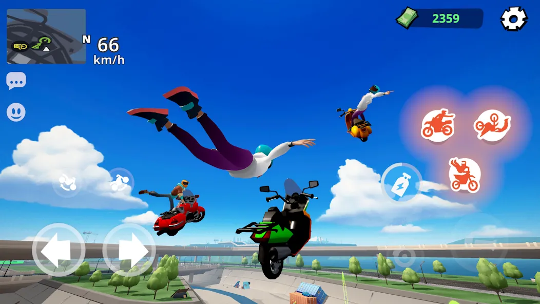 Moto City: Mad Bike Delivery (Мото Сити)  [МОД Бесконечные деньги] Screenshot 3