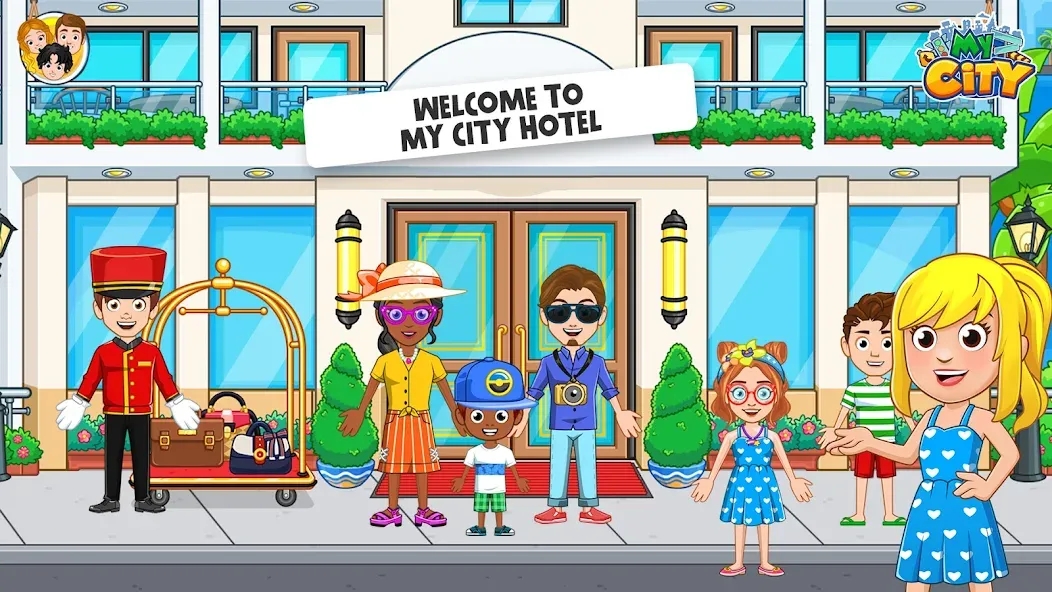 My City : Hotel (Мой Город)  [МОД Бесконечные монеты] Screenshot 1