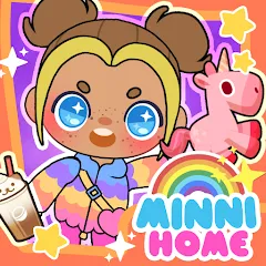 Взлом Minni Family Home - Play House (Минни Семейный дом)  [МОД Unlimited Money] - полная версия apk на Андроид