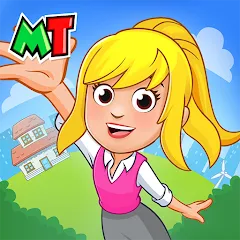 Скачать взломанную My Town World - Mega Doll City (Май Таун)  [МОД Mega Pack] - полная версия apk на Андроид