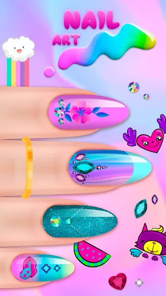 Nail Salon  [МОД Menu] Screenshot 3