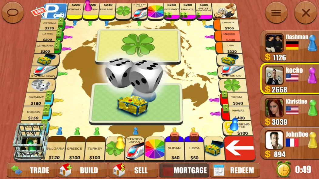 Rento2D Lite: Online dice game (Ренто2Д Лайт)  [МОД Unlimited Money] Screenshot 1