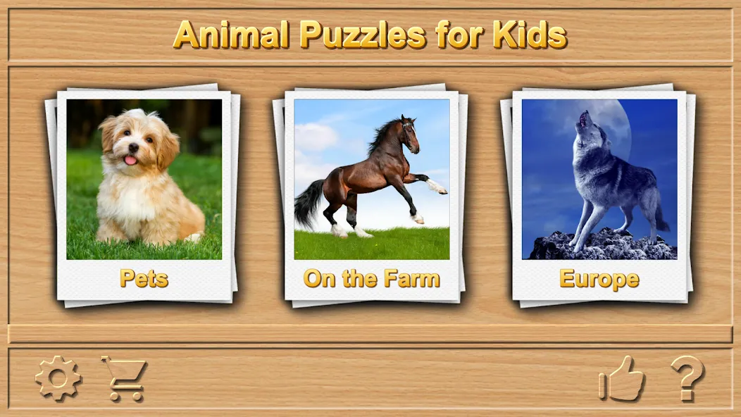 Animal Puzzles for Kids  [МОД Меню] Screenshot 1