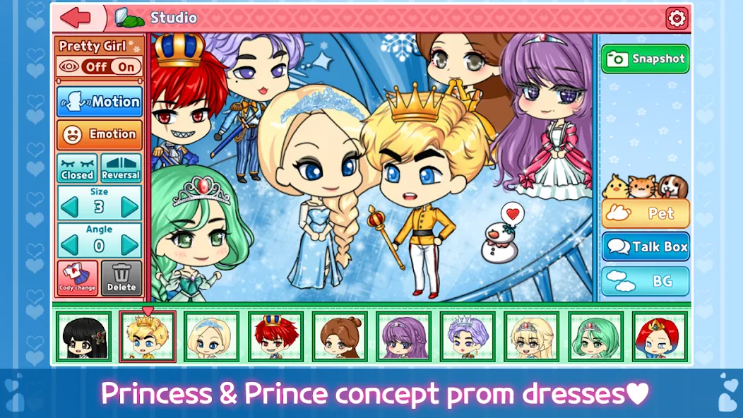 My Prettygirl Story : Dress Up (Мой Притигерл Стори)  [МОД Много монет] Screenshot 2