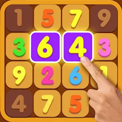 Скачать взломанную Number Match: Ten Crush Puzzle (Намбер Матч)  [МОД Unlimited Money] - стабильная версия apk на Андроид