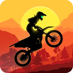 Взломанная Sunset Bike Racer - Motocross (Сансет Байк Рейсер)  [МОД Unlocked] - стабильная версия apk на Андроид