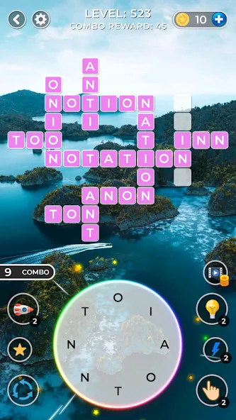 WOW4:Word Connect Offline Word (ВАУ 4)  [МОД Unlocked] Screenshot 3