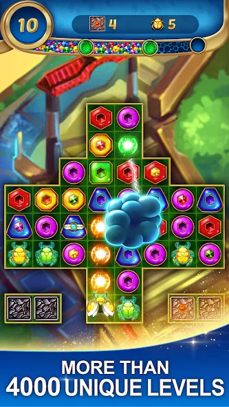 Lost Jewels - Match 3 Puzzle (Лост Джуэлс)  [МОД Много денег] Screenshot 4