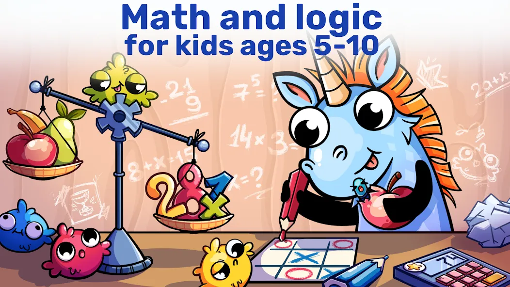 Math&Logic games for kids  [МОД Бесконечные монеты] Screenshot 1