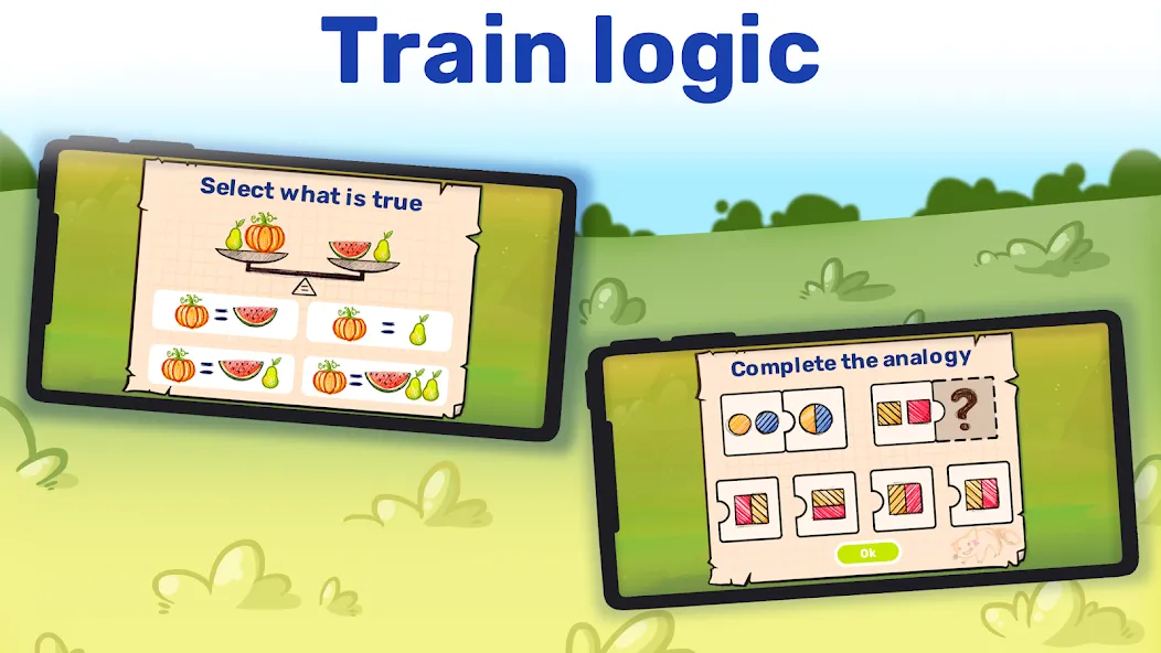 Math&Logic games for kids  [МОД Бесконечные монеты] Screenshot 3