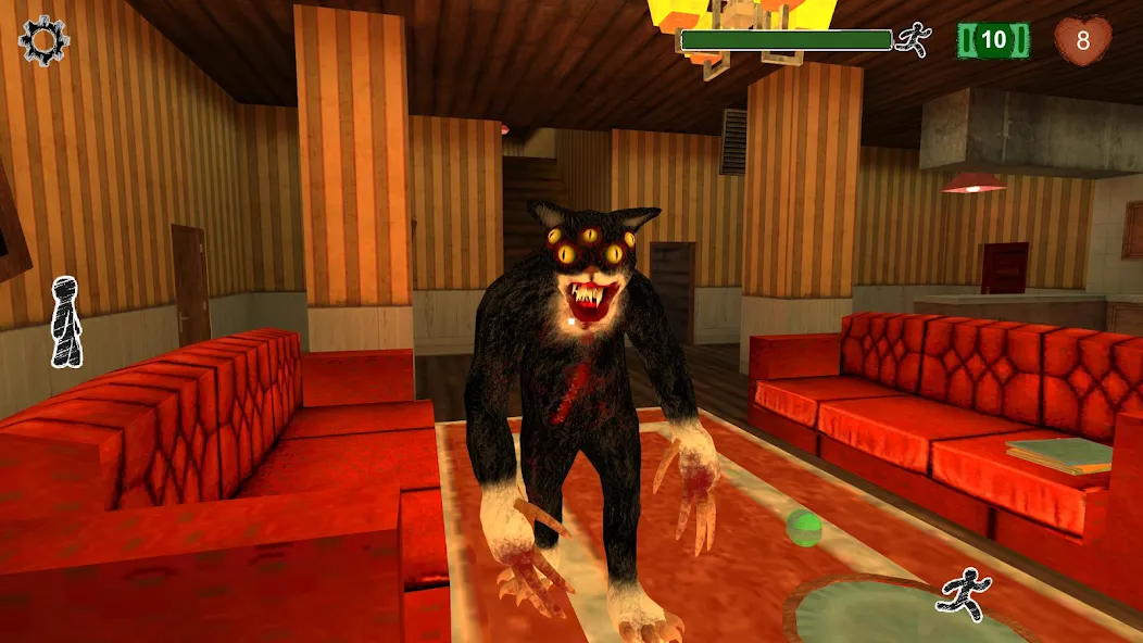 Cat Fred Evil Pet. Horror game  [МОД Меню] Screenshot 1