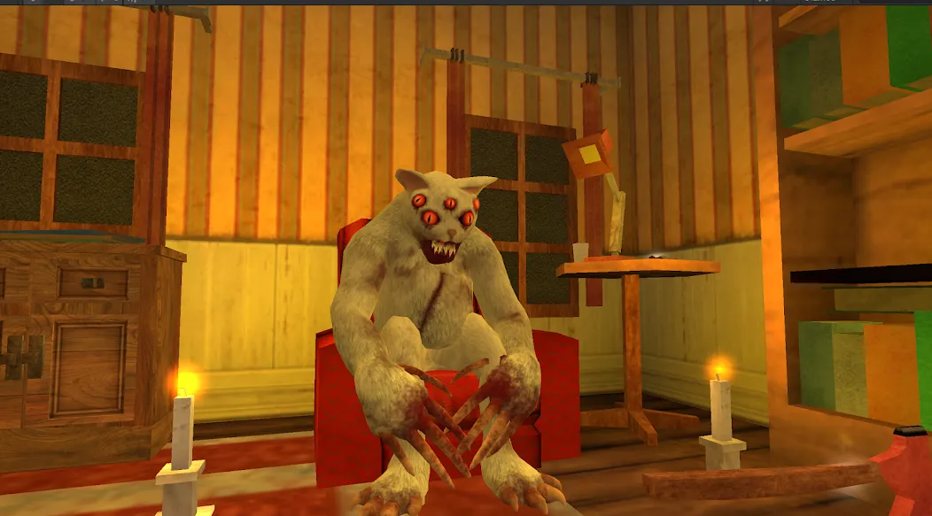 Cat Fred Evil Pet. Horror game  [МОД Меню] Screenshot 4