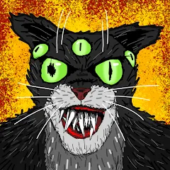 Взломанная Cat Fred Evil Pet. Horror game  [МОД Меню] - полная версия apk на Андроид