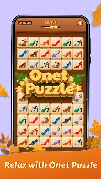 Onet Puzzle - Tile Match Game (Онет Пазл)  [МОД Unlocked] Screenshot 1