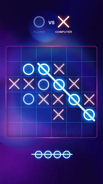 Tic Tac Toe 2 Player: XO Game (Тик Так Тоу 2 игрока)  [МОД Много денег] Screenshot 5