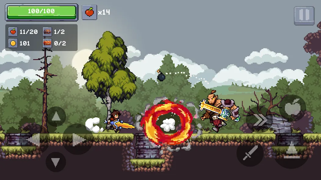 Apple Knight 2: Action Game (Эппл Найт)  [МОД Все открыто] Screenshot 5