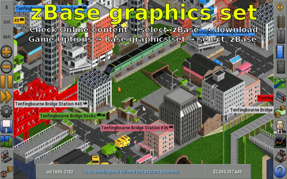 OpenTTD (Открой ТТД)  [МОД Menu] Screenshot 3