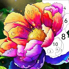 Скачать взломанную Tap Color by Number - Coloring  [МОД Бесконечные деньги] - стабильная версия apk на Андроид