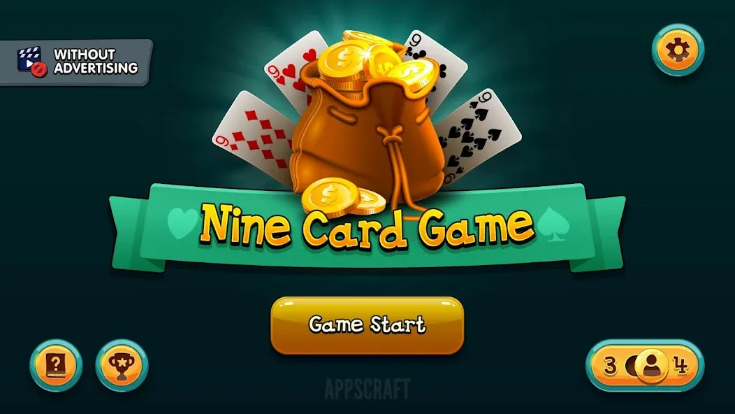 Nine Card Game online offline  [МОД Menu] Screenshot 2