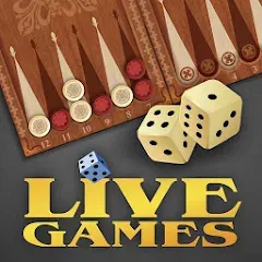 Скачать взломанную Backgammon LiveGames online  [МОД Много монет] - полная версия apk на Андроид