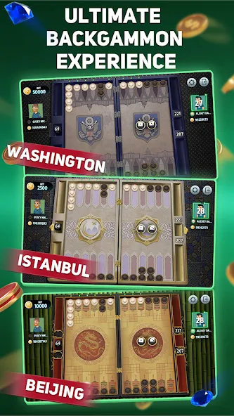 Backgammon Tournament  [МОД Menu] Screenshot 2