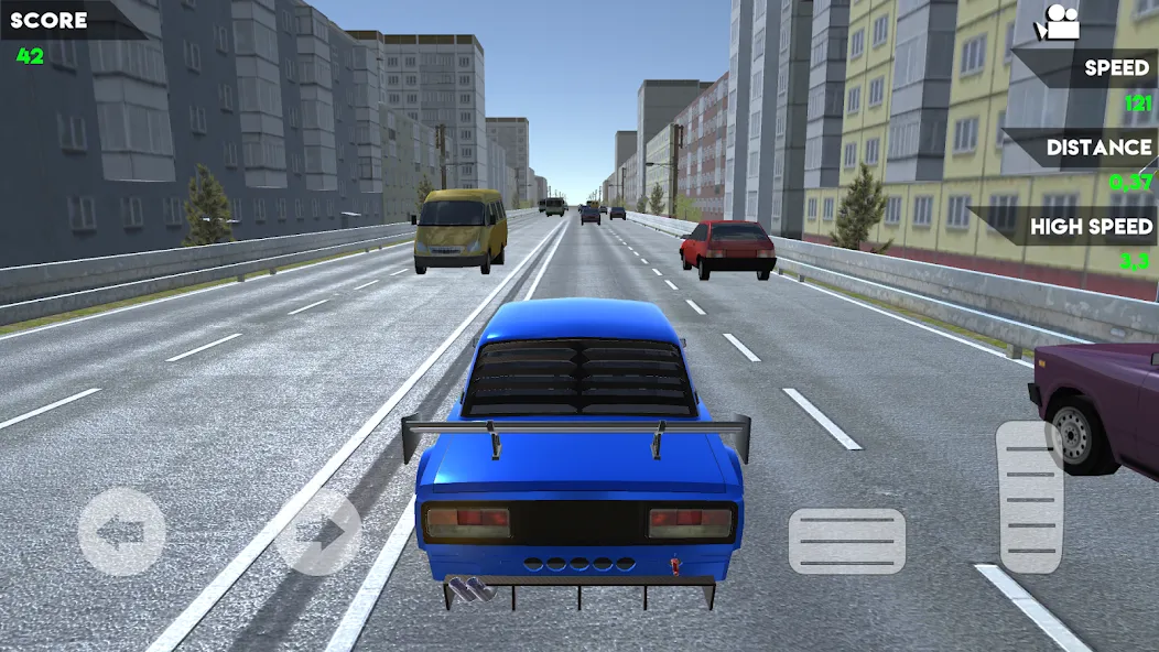 Turbo VAZ: Traffic Racer  [МОД Menu] Screenshot 3