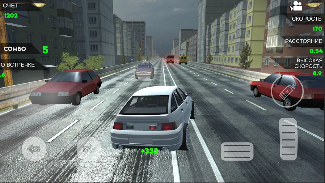 Turbo VAZ: Traffic Racer  [МОД Menu] Screenshot 5